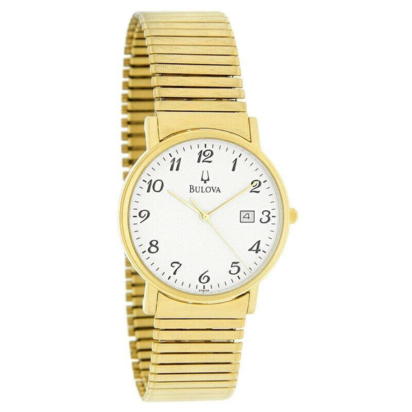 Bulova Men's 97B104 Classic Gold-Tone Stainless Steel Watch