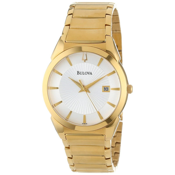 Bulova Men's 97B108 Gold-Tone Stainless Steel Watch