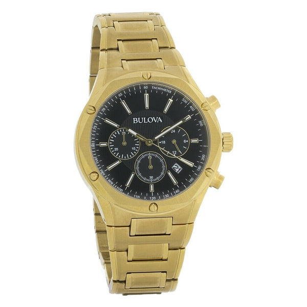 Bulova Men's 97B161 Bulova Chronograph  Chronograph Gold-Tone Stainless Steel Watch