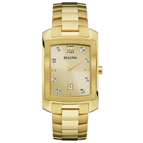 Bulova Men's 97D107 Bulova Gold-Tone Stainless Steel Watch