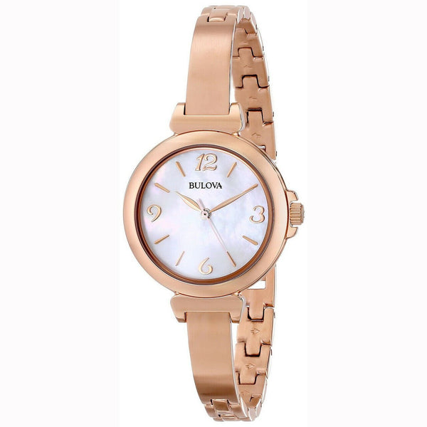 Bulova Women's 97L137 Classic Rose-Tone Stainless Steel Watch