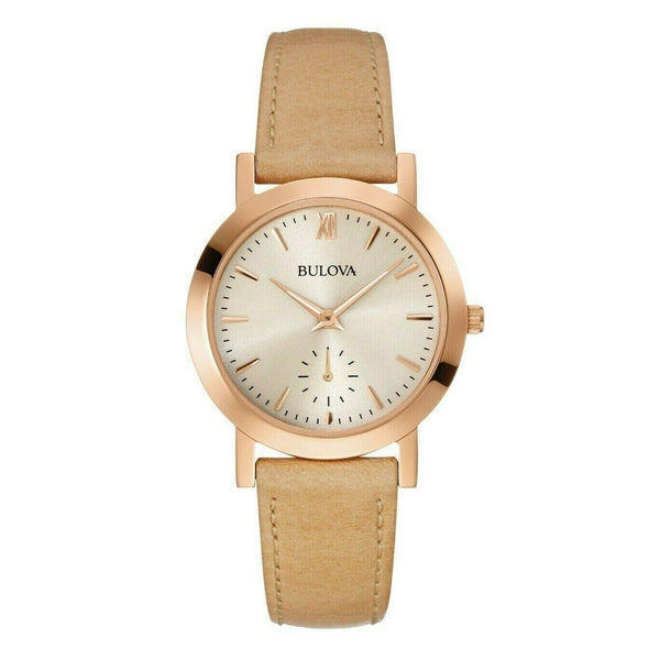 Bulova Women's 97L146 Classic Brown Leather Watch