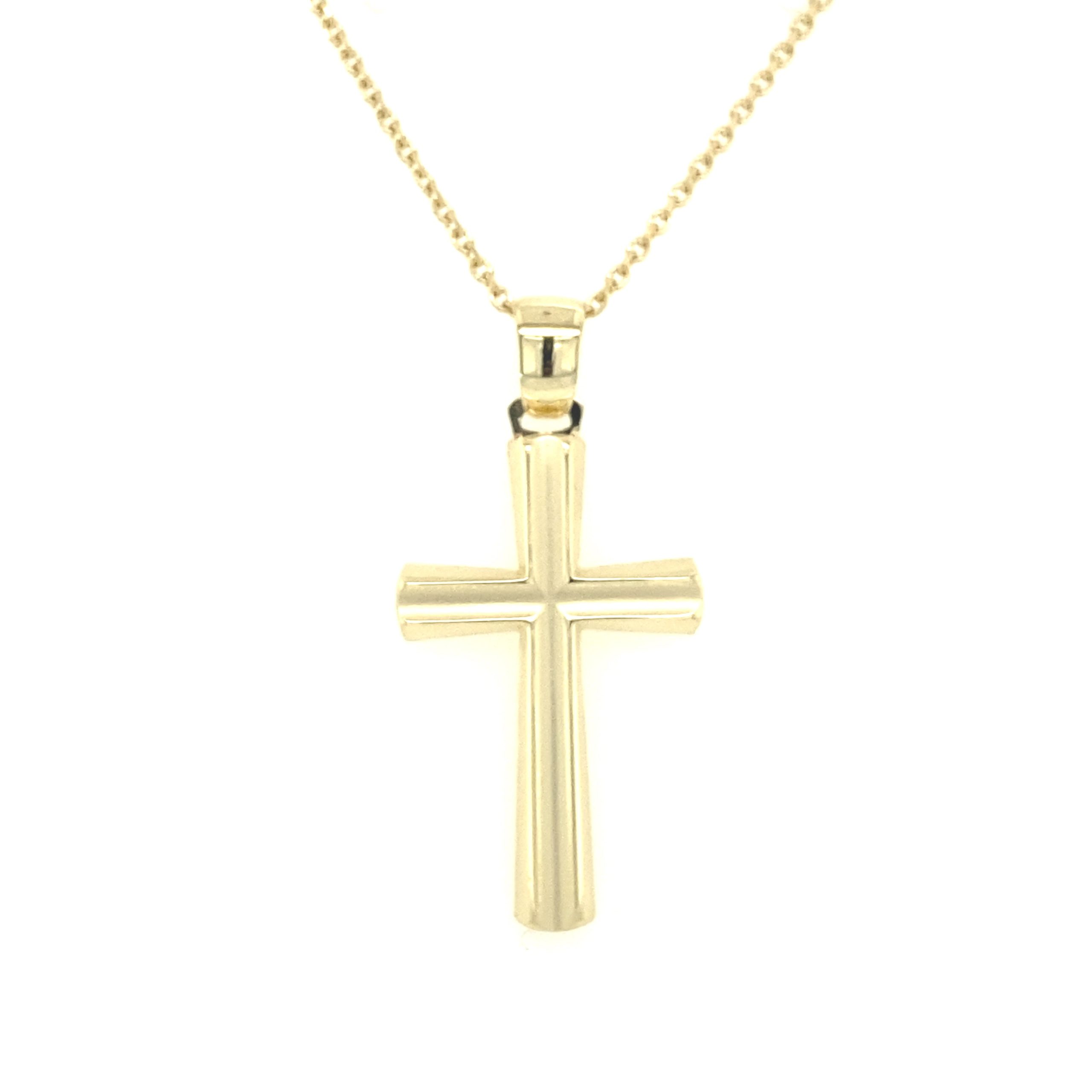 Matte Finish Cross Pendant