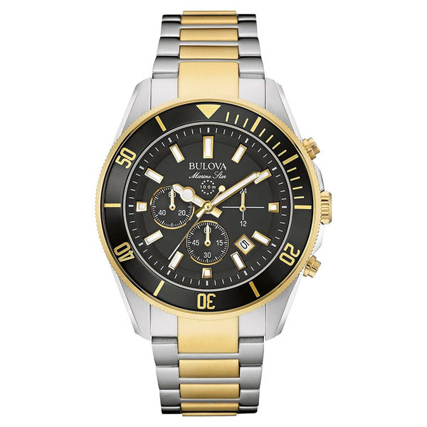 Bulova Men's 98B249 Marine Star Chronograph Two-Tone Stainless Steel Watch