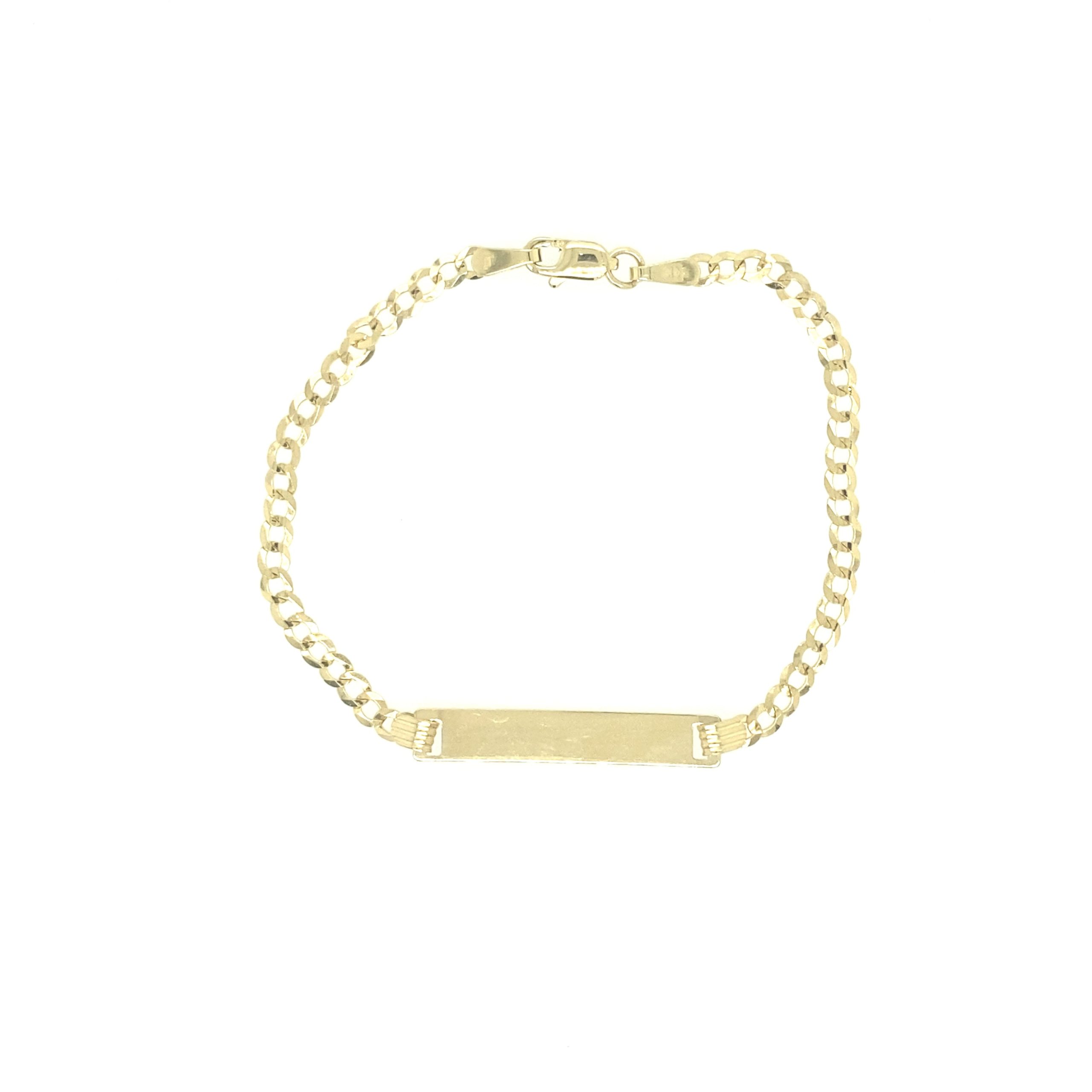 14K Gold Baby Cuban Bracelet
