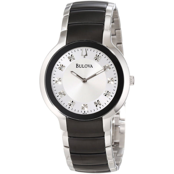 Bulova Men's 98D118 Diamond Two-Tone Stainless Steel Watch