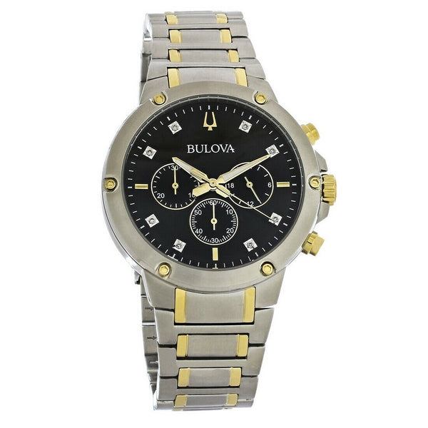 Bulova Men's 98D159 Chronograph Chronograph Two-Tone Stainless Steel Watch