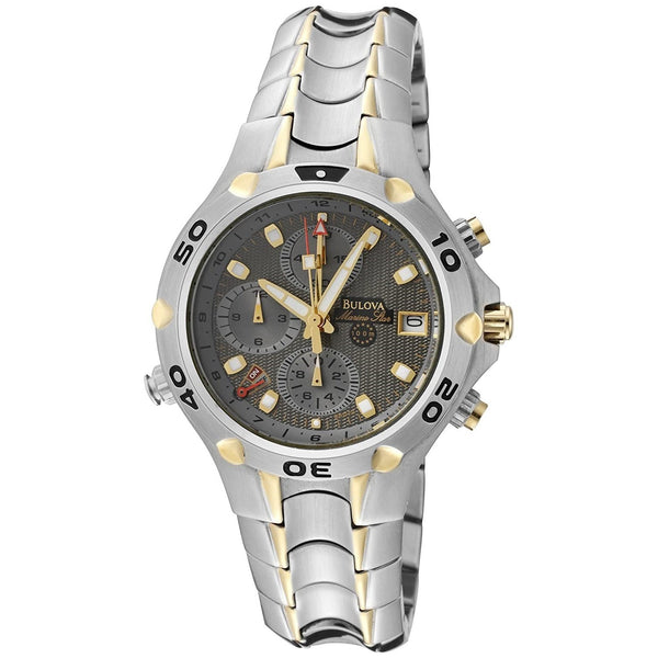 Bulova Men's 98G70 Marine Star Chronograph Two-Tone Stainless Steel Watch