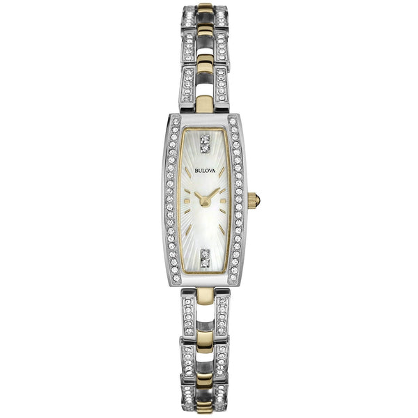 Bulova Women's 98L214 Crystal Two-Tone Stainless Steel Watch