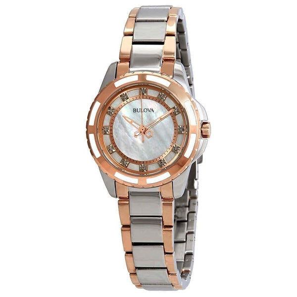 Bulova Women's 98P134 Diamond Two-Tone Stainless Steel Watch
