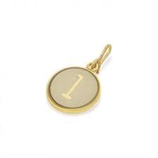 Letter L Etching Charm (14kt Gold)