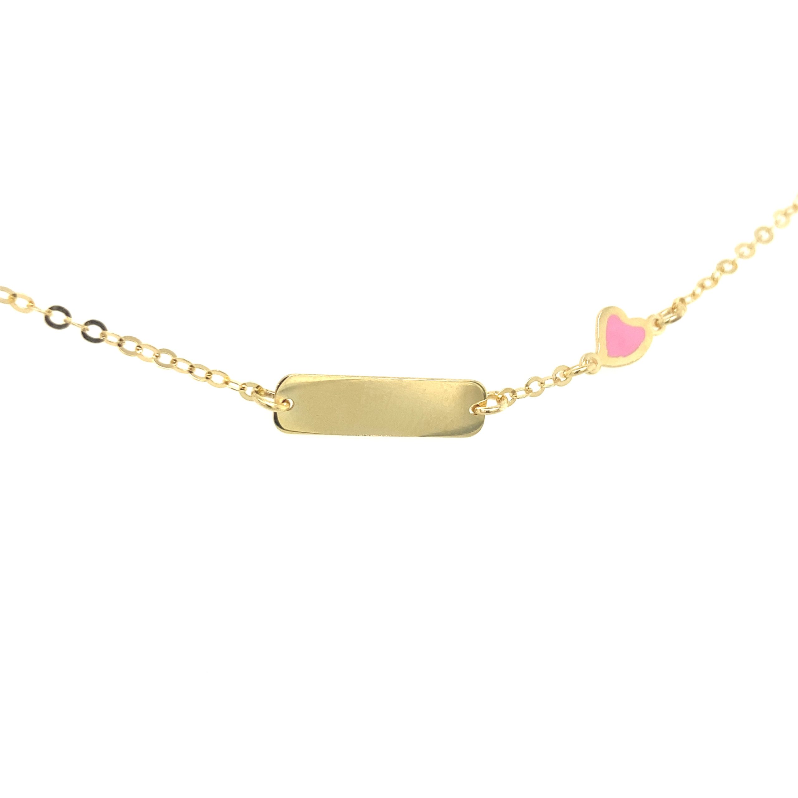 14k Gold Baby Bracelet with Charm