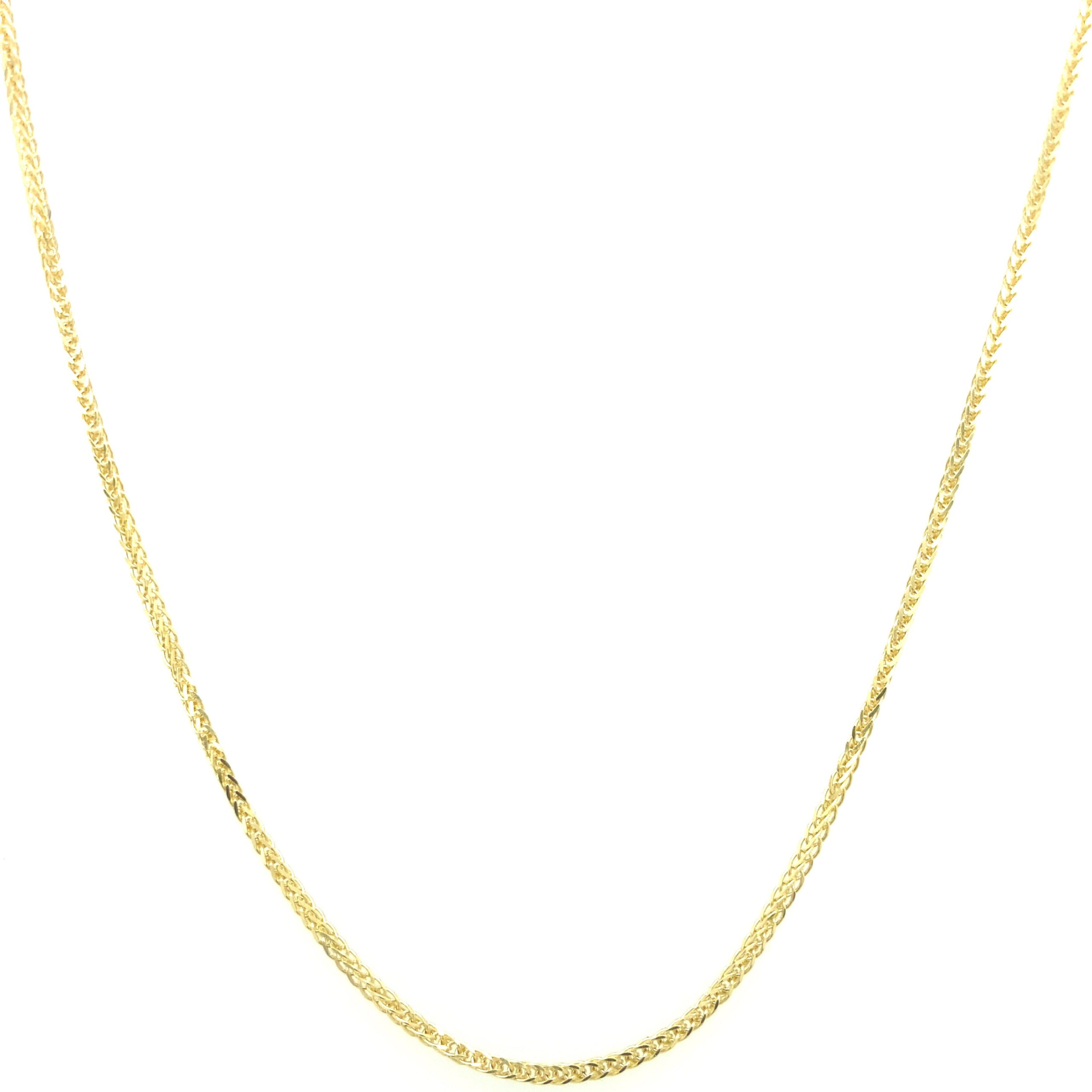 14k Gold Small Flexible Franco Necklace