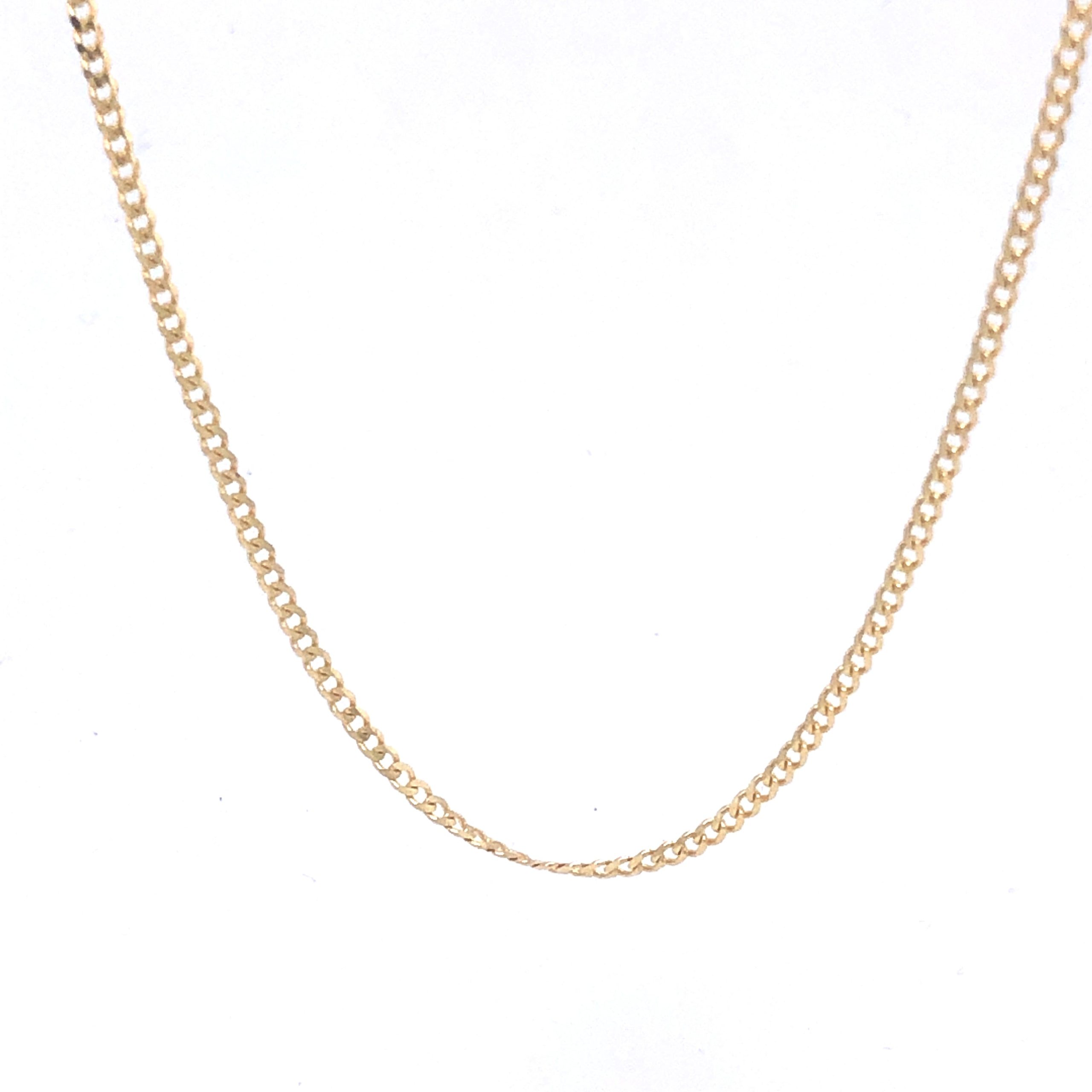 14K Cuban Link 14k Gold Chain (1.4mm)