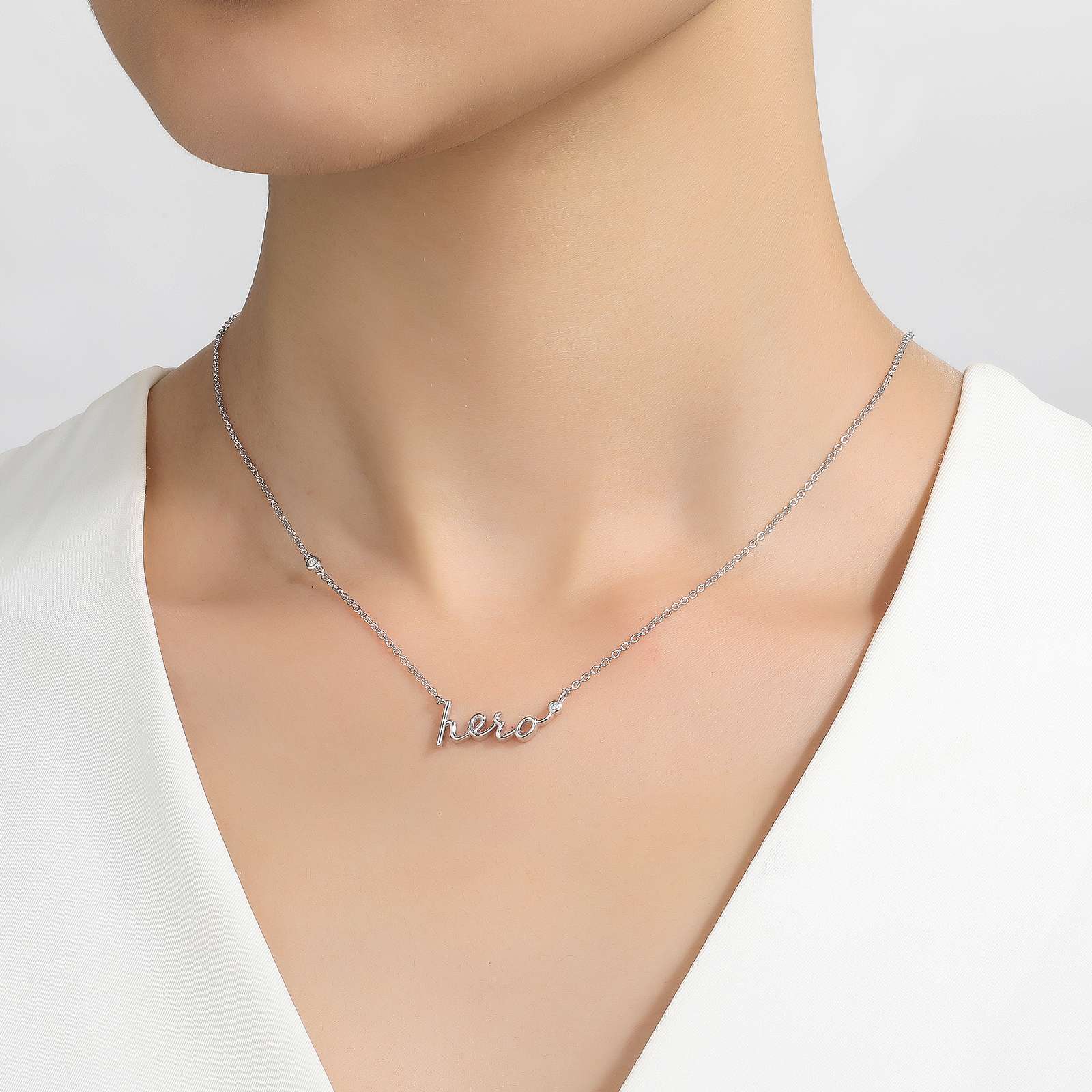 Hero Word Necklace