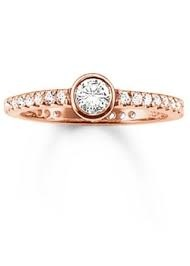 Eternity with Single Center Crystal Ring (Rose-Gold)