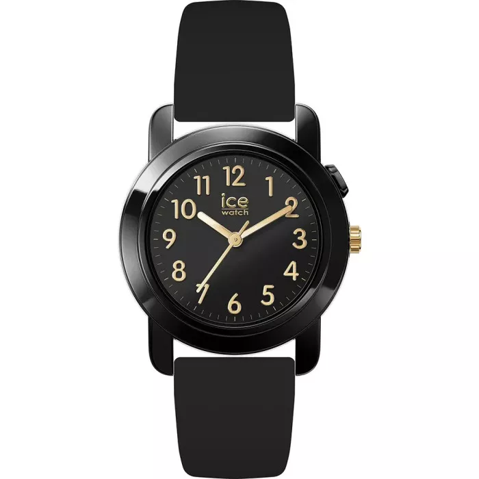 Ice Watch® Analogue 'Ice Find - Black - Gold' Child's Watch (Small) 024917