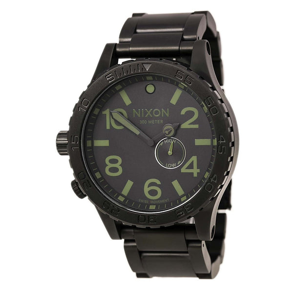 Nixon Men's A057-1042 51-30 Tide Matte Black Stainless Steel Watch
