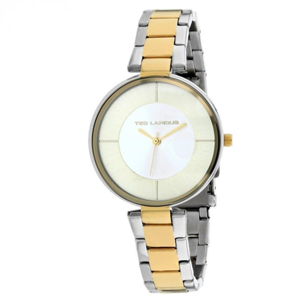 Ted Lapidus Women's A0672BBIX Classic Two-Tone Stainless Steel Watch