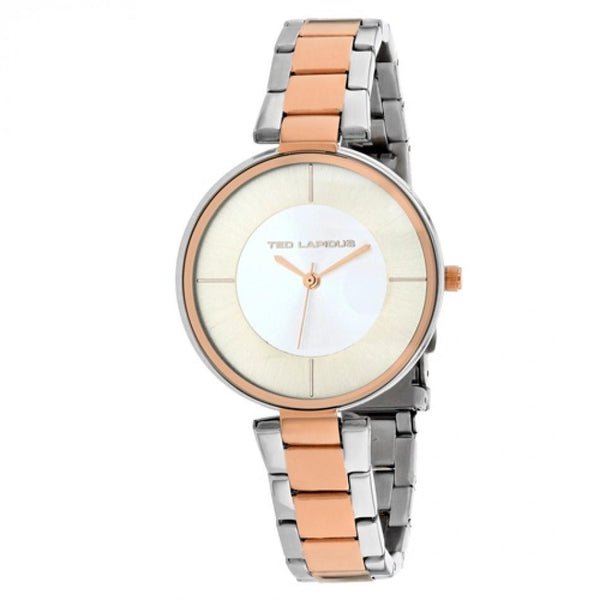 Ted Lapidus Women's A0672BLIX Classic Two-Tone Stainless Steel Watch