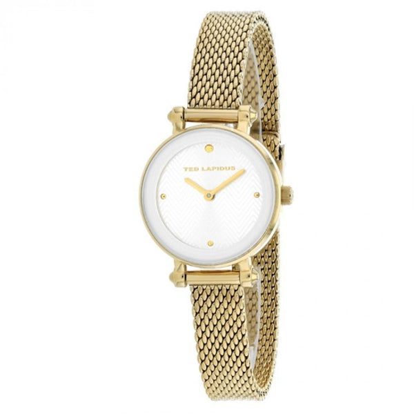 Ted Lapidus Women's A0680PBPXX Classic Gold-Tone Stainless Steel Watch