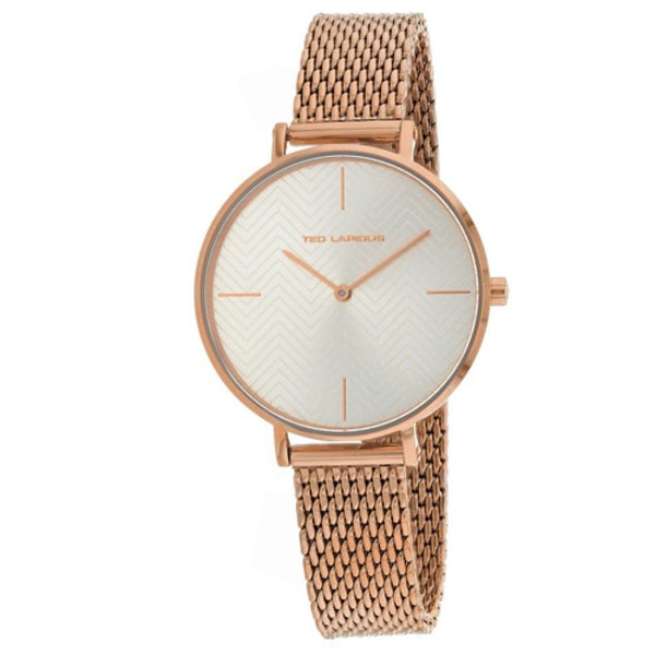 Ted Lapidus Women's A0705URFIXX Classic Rose Gold-Tone Stainless Steel Watch