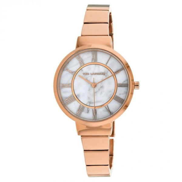 Ted Lapidus Women's A0714UARX Classic Rose Gold-Tone Stainless Steel Watch