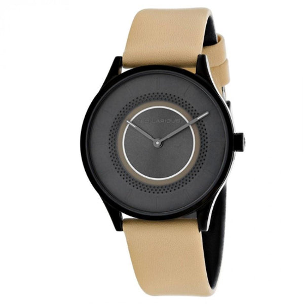 Ted Lapidus Women's A0715NGIP Classic Beige Leather Watch