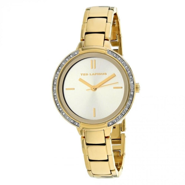Ted Lapidus Women's A0730PTIX Classic Gold-Tone Stainless Steel Watch