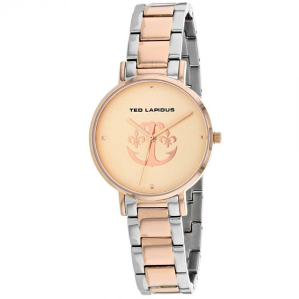 Ted Lapidus Women's A0742YRPX Classic Two-Tone Stainless Steel Watch