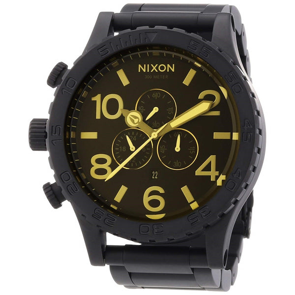 Nixon Men's A083-1354 51-30 Chrono Chronograph Black Stainless Steel Watch