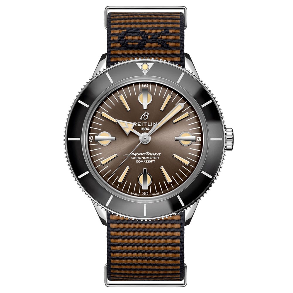 Breitling A103703A1Q1W1 Superocean Heritage 57 Automatic Brown Dial Men’s Watch