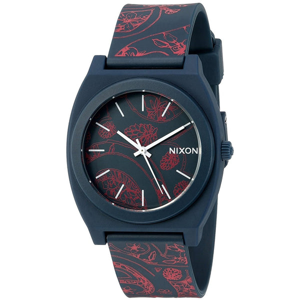 Nixon Men's A119-1984 Time Teller P Black Silicone Watch