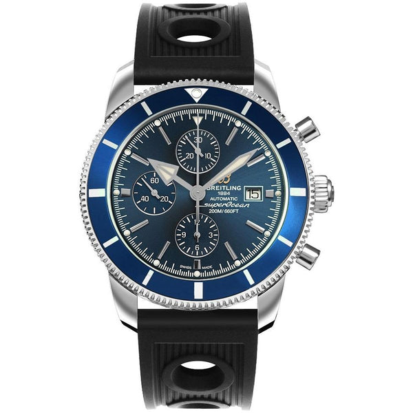 Breitling Men's A1331216-C963-201S Superocean Heritage II Chronograph Black Rubber Watch