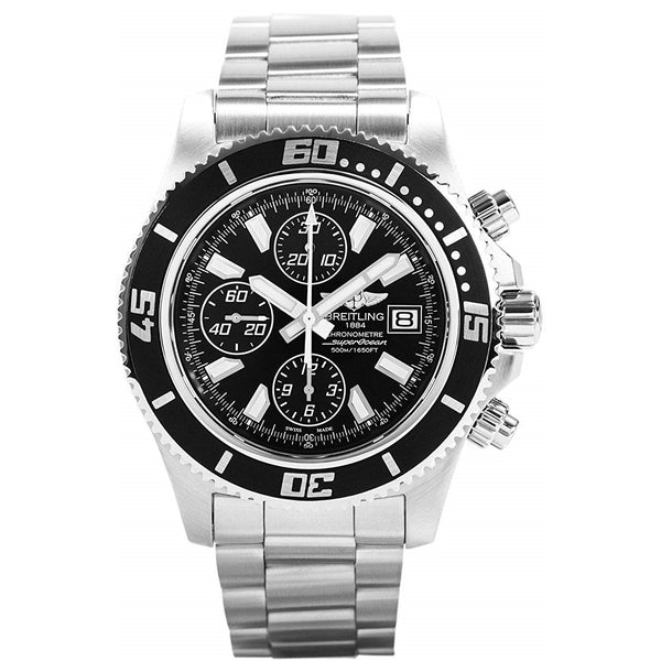 Breitling Men's A1334102-BA84-134A Superocean Chronograph Gold-Tone Stainless Steel Watch