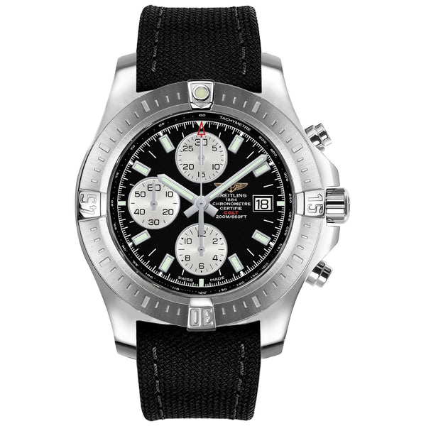 Breitling Men's A1338811-BD83-101W Colt Chronograph Black Canvas Watch