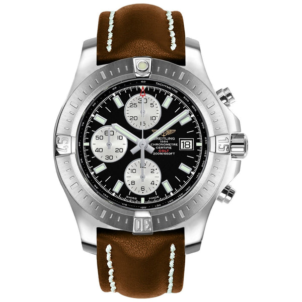 Breitling Men's A1338811-BD83-437X Colt Chronograph Brown Leather Watch