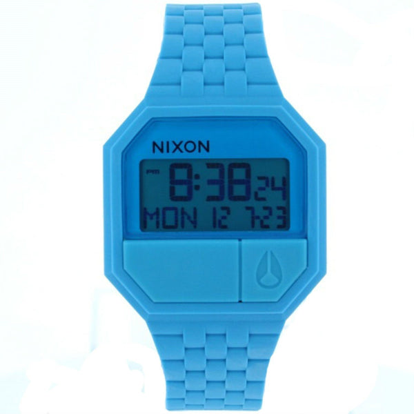Nixon Men's A169-917 Re-Run Blue Silicone Watch