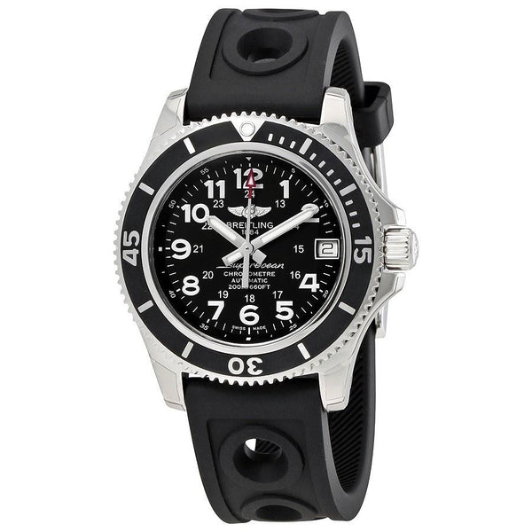Breitling Men's A17312C9-BD91-231S Superocean II 36 Black Rubber Watch