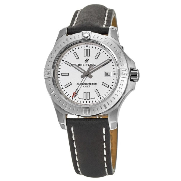 Breitling Men's A1731310-G837-428X Chronomat Colt Black Leather Watch