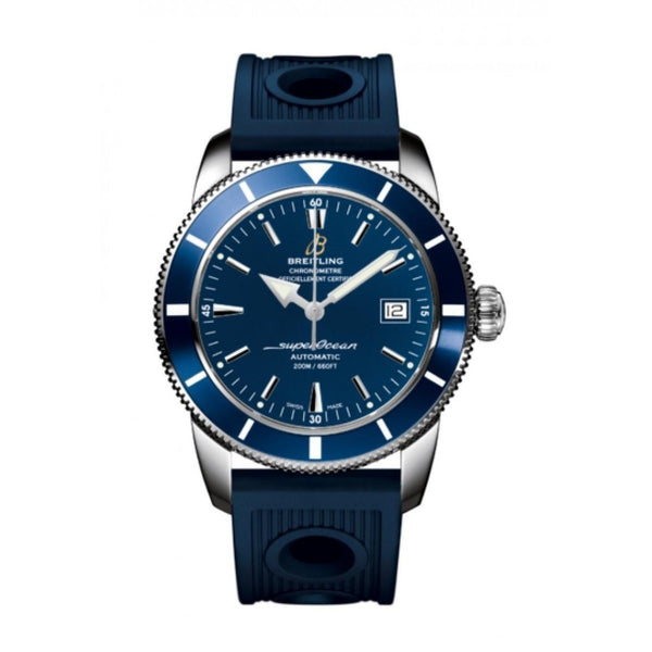 Breitling Men's A1732116-C832-211S Superocean Heritage Blue Rubber Watch