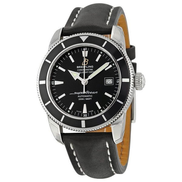Breitling Men's A1732124-BA61-435X Superocean Heritage 42 Automatic Black Leather Watch