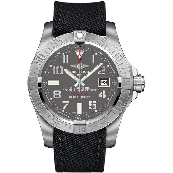 Breitling Men's A1733110-F563-109W Avenger II Seawolf Automatic Black Fabric Watch