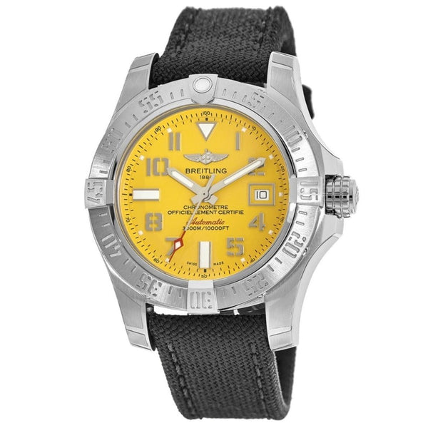 Breitling Men's A1733110-I519-109W Avenger II Seawolf Grey Canvas Watch
