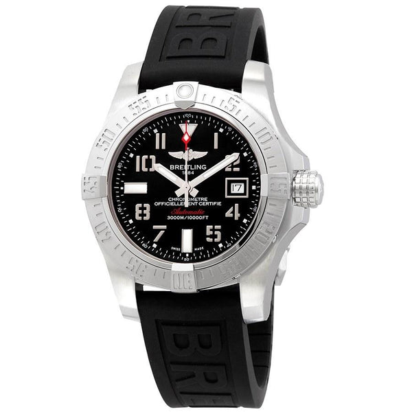 Breitling Men's A17331101B1S1 Avenger II Seawolf Black Rubber Watch