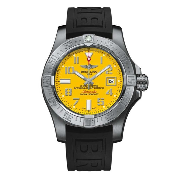 Breitling Men's A17331101I1S2 Avenger II Seawolf Black Rubber Watch