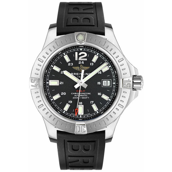 Breitling Men's A1738811-BD44-152S Colt Black Rubber Watch