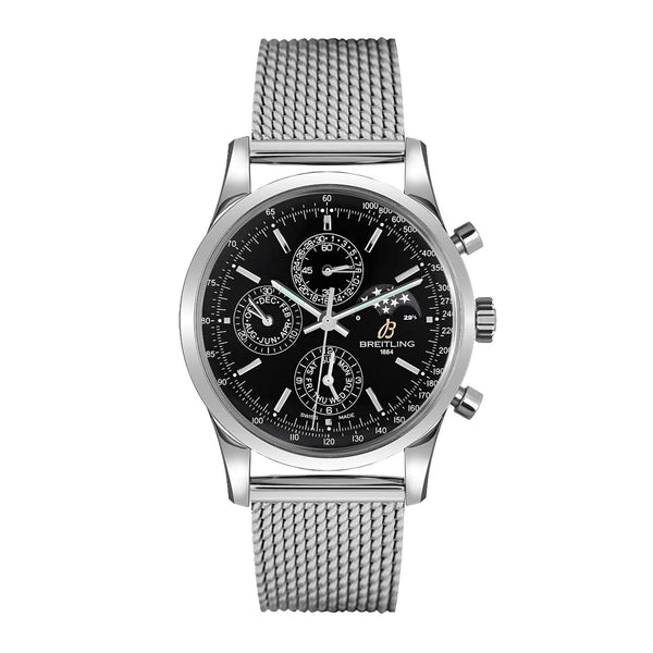 Breitling Men's A1931012-BB68-154A Transocean Chronograph Stainless Steel Watch