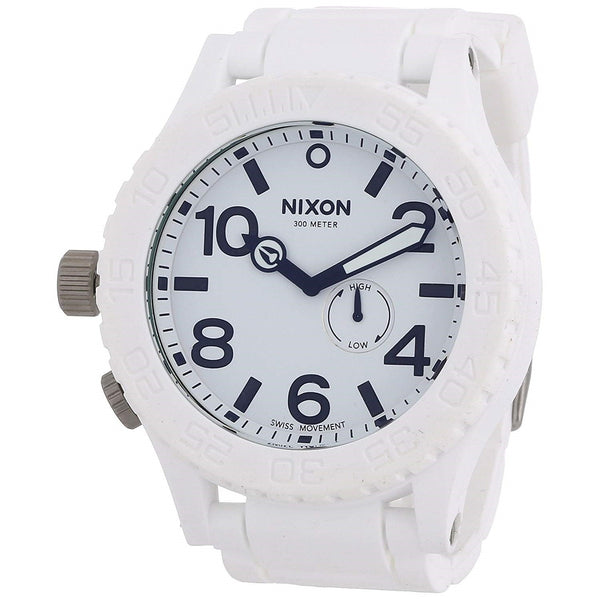 Nixon Men's A236-100 51-30 White Silicone Watch