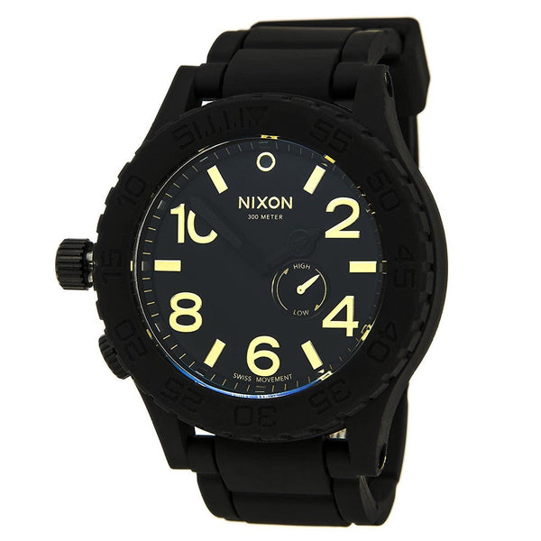 Nixon Men's A236-1041 51-30 Black Rubber Watch